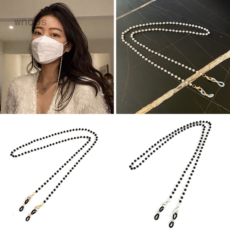 Dây Đeo Cổ Dài 70CM Đính Ngọc Trai Nhân Tạo Cho Mắt Kính