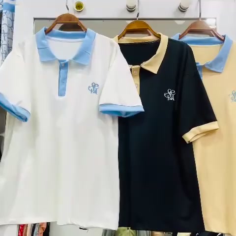 Áo  Polo Thêu chữ Logo SCLA nam nữ unisex - Áo cổ bẻ chất cotton cá sấu mềm và mát cực chất | BigBuy360 - bigbuy360.vn