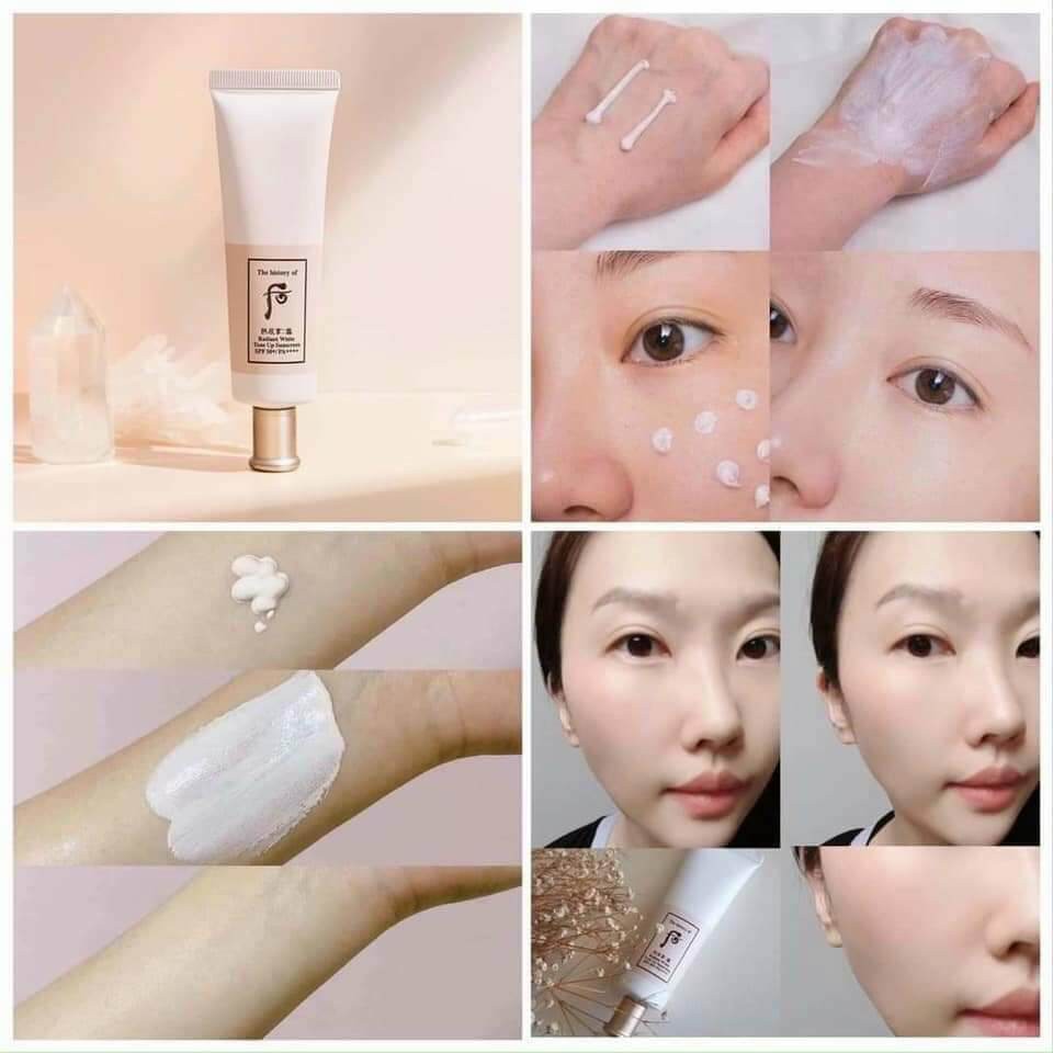 Kem chống nắng Whoo Radiant White Tone Up Sunrcreen SPF 50+/ PA++++ [whoo trắng]