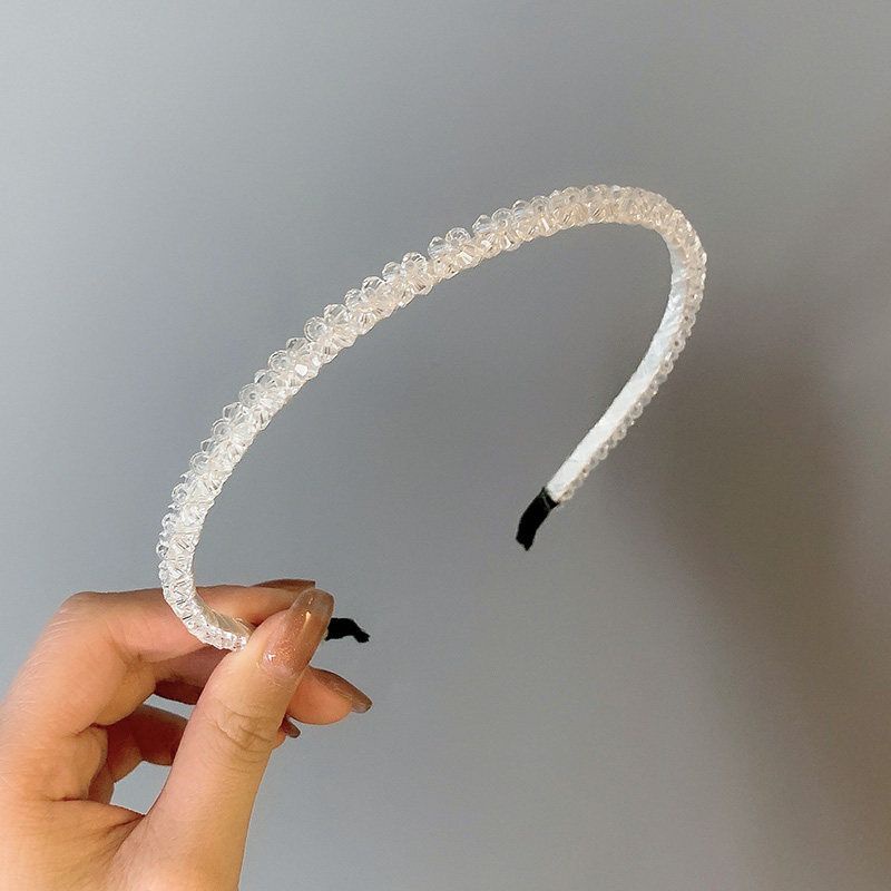 Băng đô cài tóc phối đá lấp lánh cao cấp - Gom.phukienthoitrang