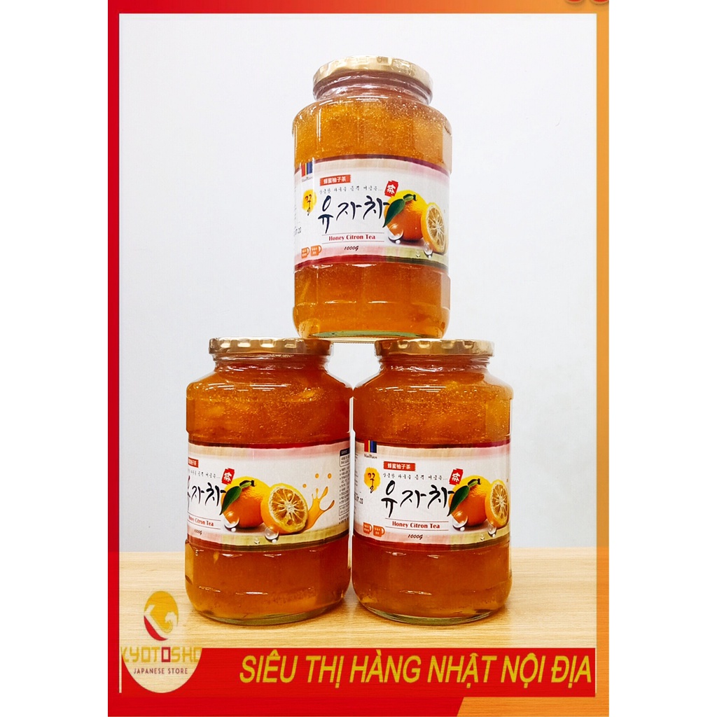 Mật ong chanh đào Hàn Quốc 1kg ( Date : 20/07/2023 )