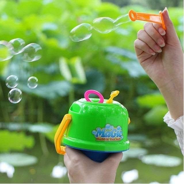 Bộ đồ chơi thổi bong bóng chống đổ, chống tràn dành cho bé