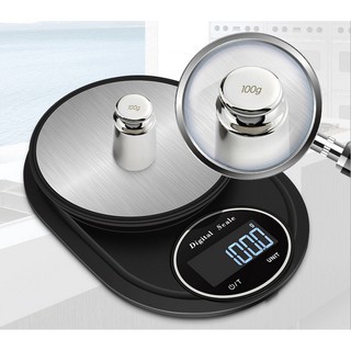 Cân Tiểu Ly 3KG,5KG,10KG Cân Nhà Bếp Digital Scale Siêu Chính Xác, Sai Số Cực Thấp, Độ Bền Cao,Cảm Ứng Vân Tay Chống Nướ