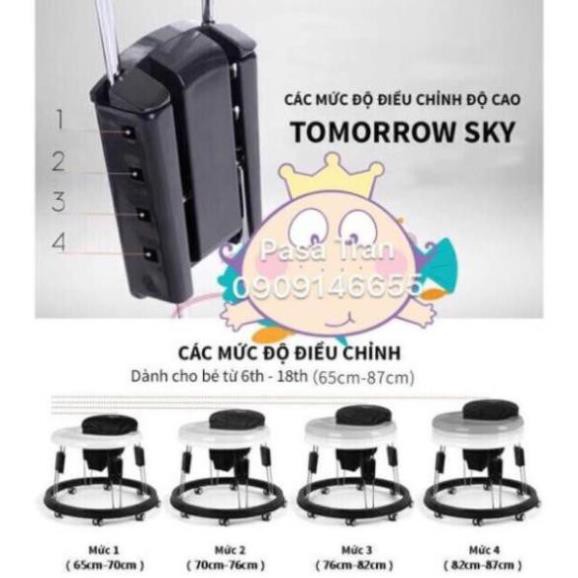 Xe tròn tập đi Tomorrow sky 7 nấc cao thấp HCM