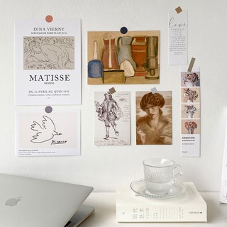 SET POSTCARD DECOR 7 TẤM MIX - Mici Decor