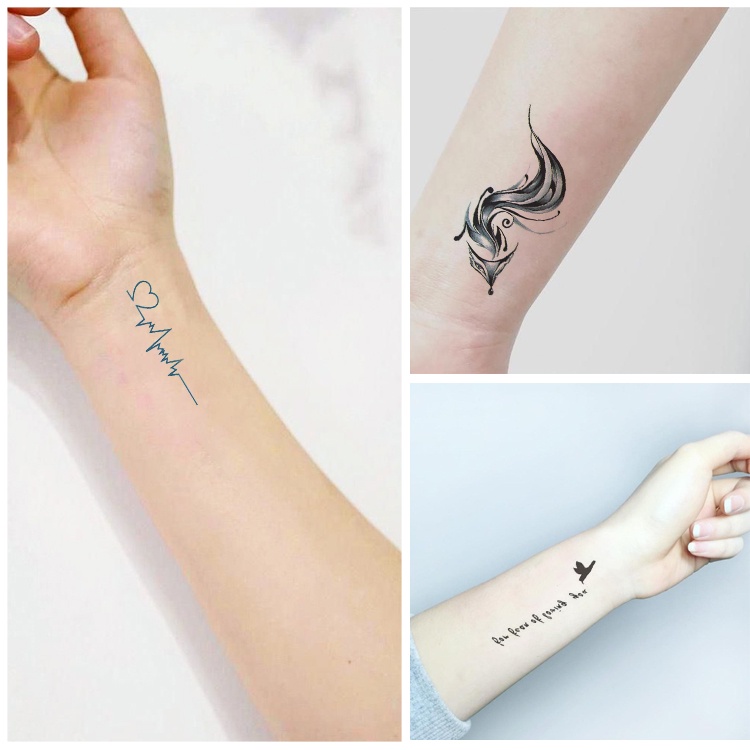 Combo 300 Tờ Hình Xăm Dán Tattoo Xăm Nước Tha Thu
