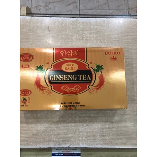 Trà Sâm Và Trà Linh Chi hòa tan 300gr hộp lớn Goldkaoli Ginseng