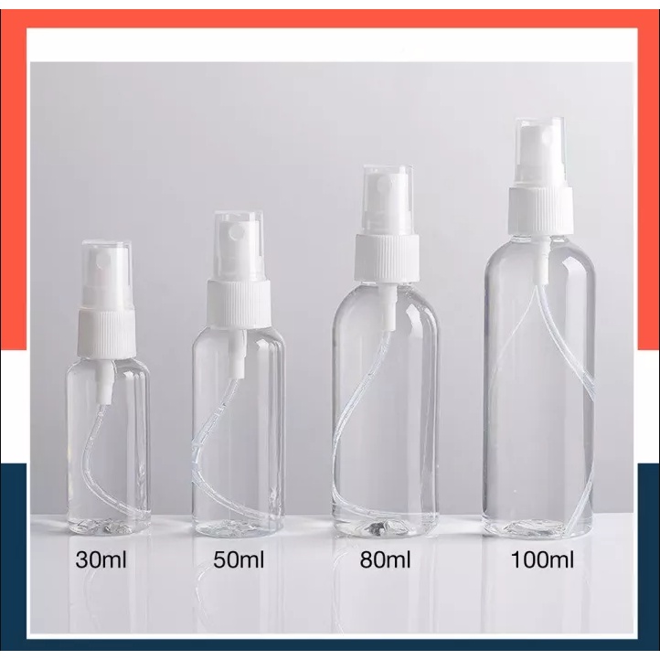 Chai Lọ Chiết Mỹ Phẩm Tinh Dầu Dung Dịch Trong Suốt 50ml