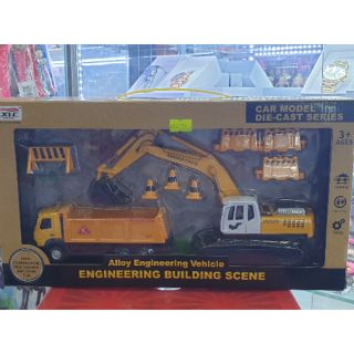 Bộ đồ chơi mô hình xe cần cẩu- đồ chơi sưu tầm