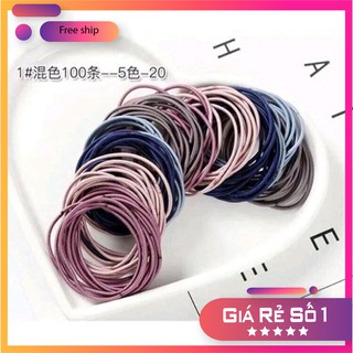 Freeship set 10 thun cột tóc -thshop