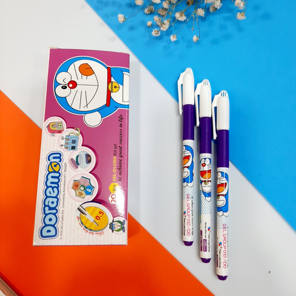 Bút Gel Thiên Long Doraemon GEL-012/DO (Mực Tím)