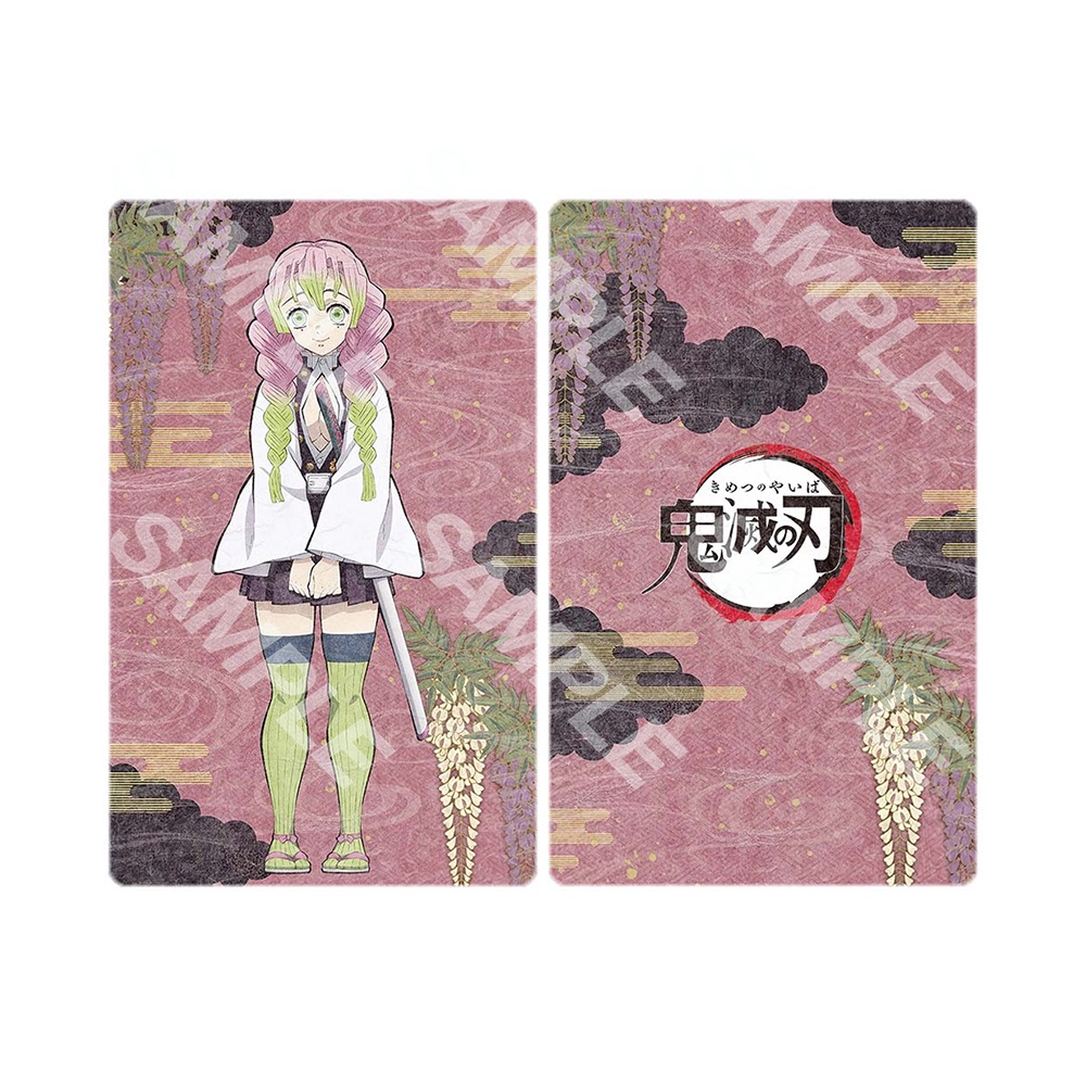 Ảnh card bo góc in hình KIMETSU NO YAIBA Thanh Gươm Diệt Quỷ 8 mẫu Trụ Cột  thẻ bo viền 5*8cm anime chibi