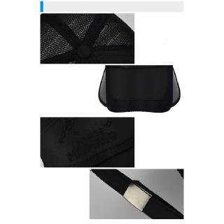 Comfortable black high-top hat for sun protection