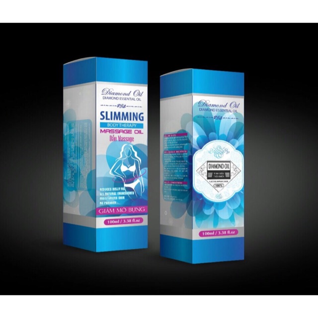 Dầu Massage giảm mỡ DIAMOND OIL 100% Tinh dầu thiên nhiên