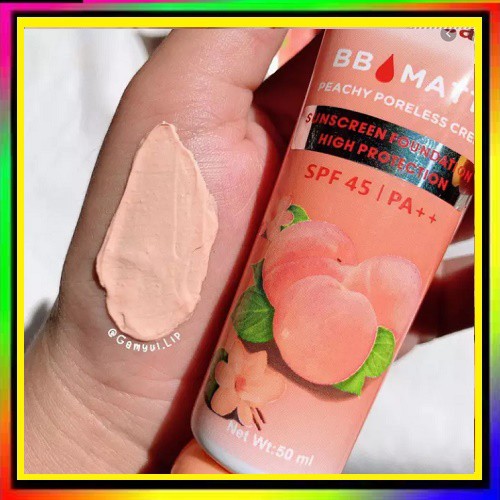 Kem Nền Đào ⚡️𝐅𝐑𝐄𝐄 𝐒𝐇𝐈𝐏⚡️ Chống Nắng Và Che Khuyết Điểm