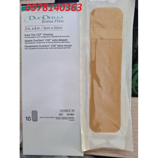Miếng dán vết mổ, vết thương, mổ sản,mụn,phẫu thuật thẩm mỹ ... Duoderm extrathin 5*20 chính hãng Usa