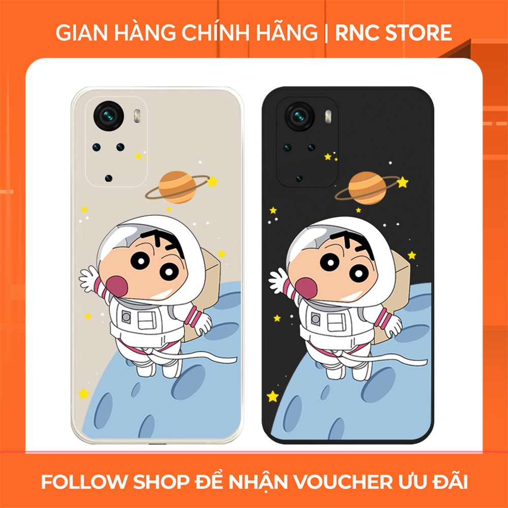 Ốp lưng Xiaomi Redmi 10/Redmi 9T/Poco X3/....dẻo cạnh vuông bảo vệ camera hình Shin. phi hành gia
