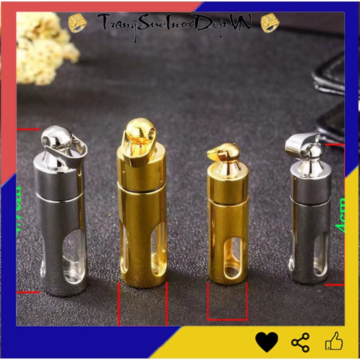 Mặt dây chuyền phong thủy đựng kinh chú đem lại bình an may mắn cho người đep