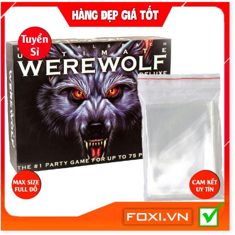 Boardgame Ma Sói Ultimate Deluxe 78 lá-Phiên bản Tiếng Việt-Trò chơi trí tuệ-hấp dẫn-gây cấn