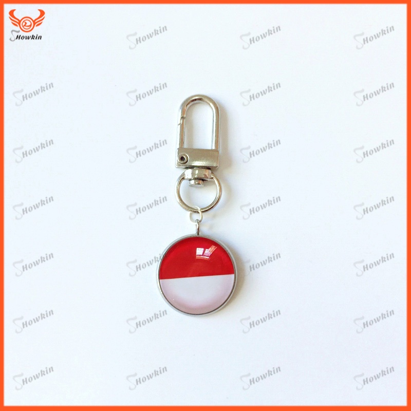 Móc Khóa Kim Loại Hình Lá Cờ Các Nước