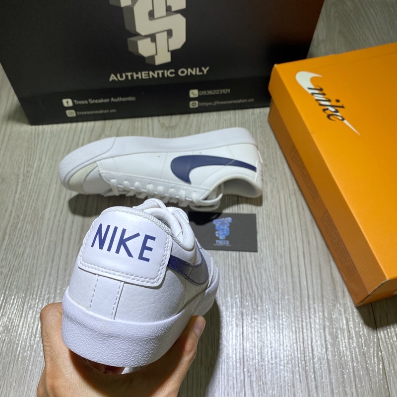 [CHÍNH HÃNG] Giày thể thao NIKE BLAZER LOW 77 VINTAGE WHITE / NAVY