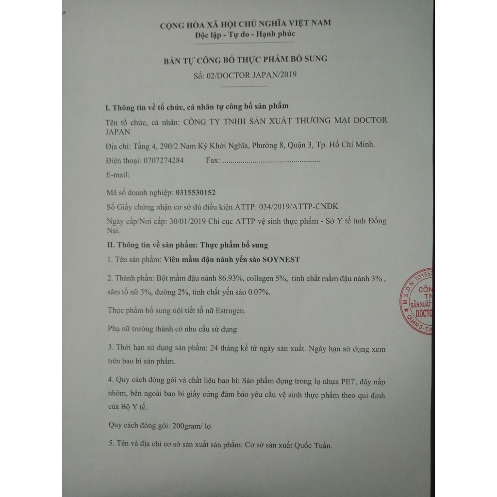 Viên mầm đậu nành yến sào soynest [tặng 1 nước hoa cúc] đậu tăng size yến sào soynset, viên mầm đậu nành yến sào soynest