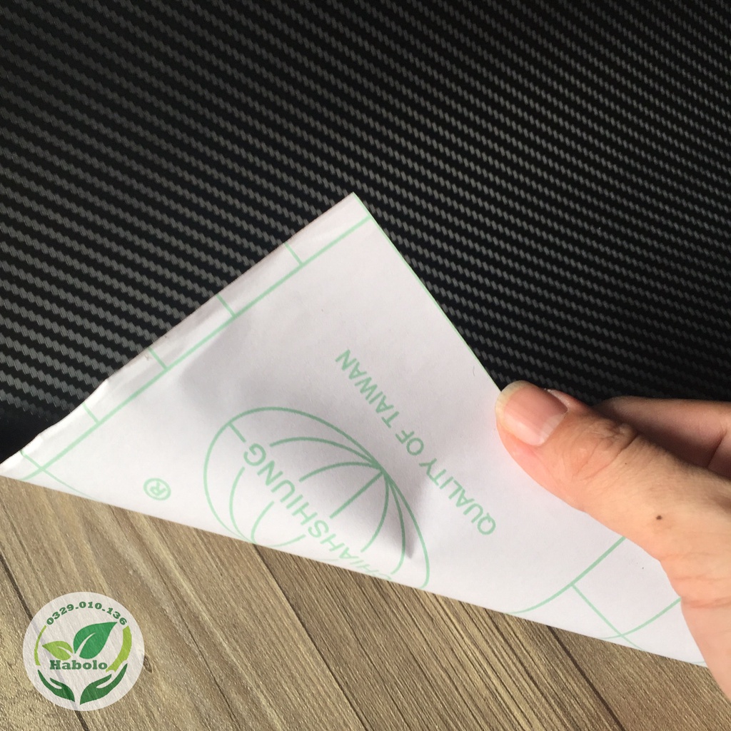 Decal carbon dán xe, điện thoại...laptop , Decal carbon vân đen nhám khổ 1.2m.