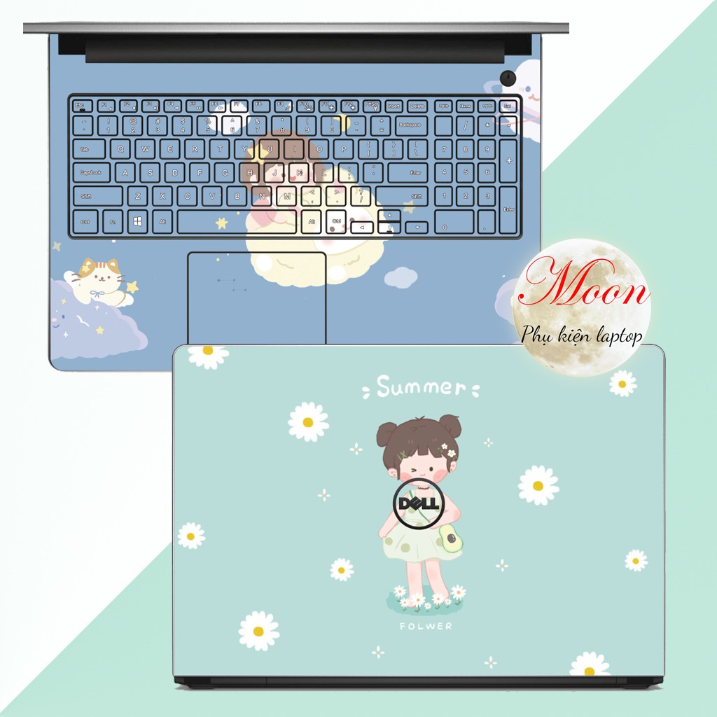 [GIRL 2]Skin Laptop- Miếng Dán Bảo Vệ laptopFull Các Dòng Như: Dell, Hp, Acer, Asus, Macbook,...(in hình theo yêu cầu)