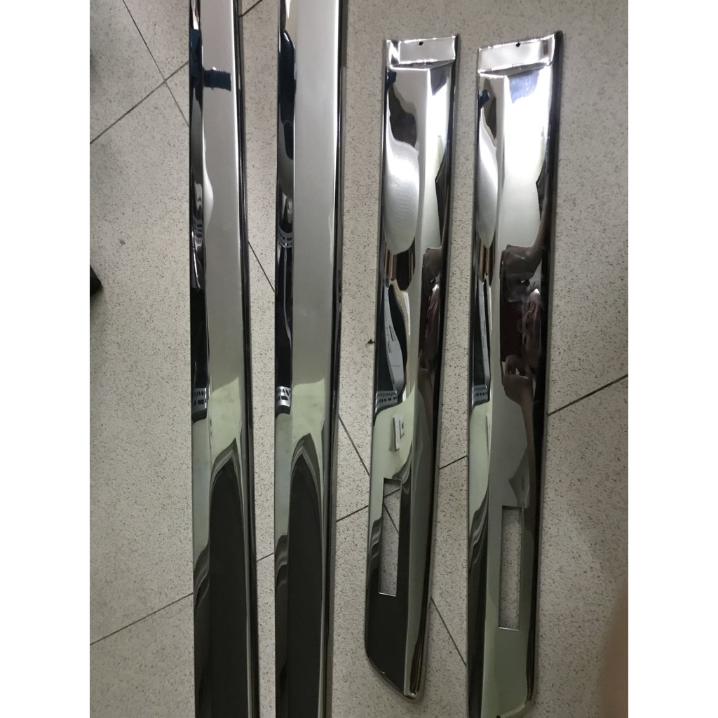 Bộ ốp nẹp sườn Inox xe DaeWoo Matiz 3, Chevrolet Spark 2007 đến 2011