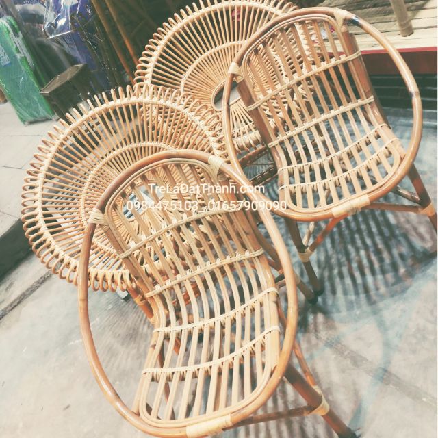 Ghế mây sò sọc