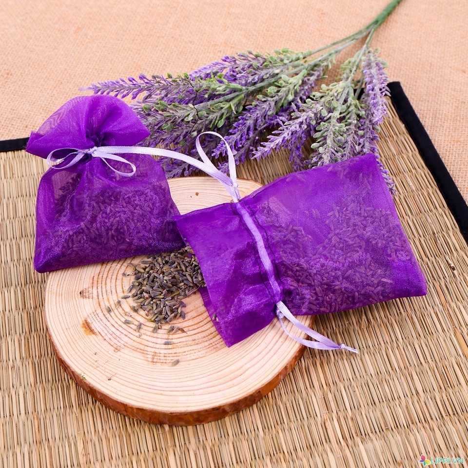 Túi Thơm Quần Áo Nụ Hoa Lavender KhôSHOPEMTRANG7Túi Thơm Nụ Hoa Lavender Khô - Túi thơm để tủ quần áo