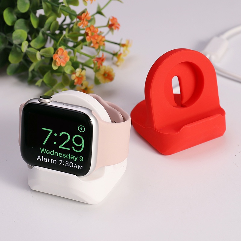 Đế Sạc Silicone Cho Đồng Hồ Thông Minh Apple watch Serie 7 6 5 4 3 21 SE
