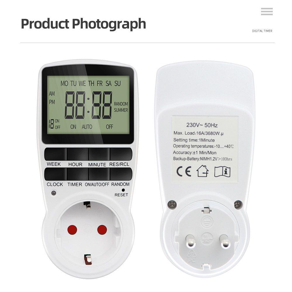 Ổ Cắm Điện Hẹn Giờ Hẹn Giờ 24 Giờ Hiệu Kat1