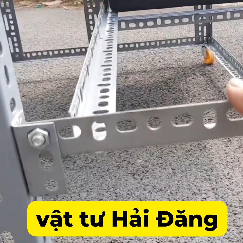 Khung kệ sắt v lỗ đa năng trồng rau sạch,kế sắt trồng rau thông minh,đa năng,có bánh xe,bánh xe ráp kệ