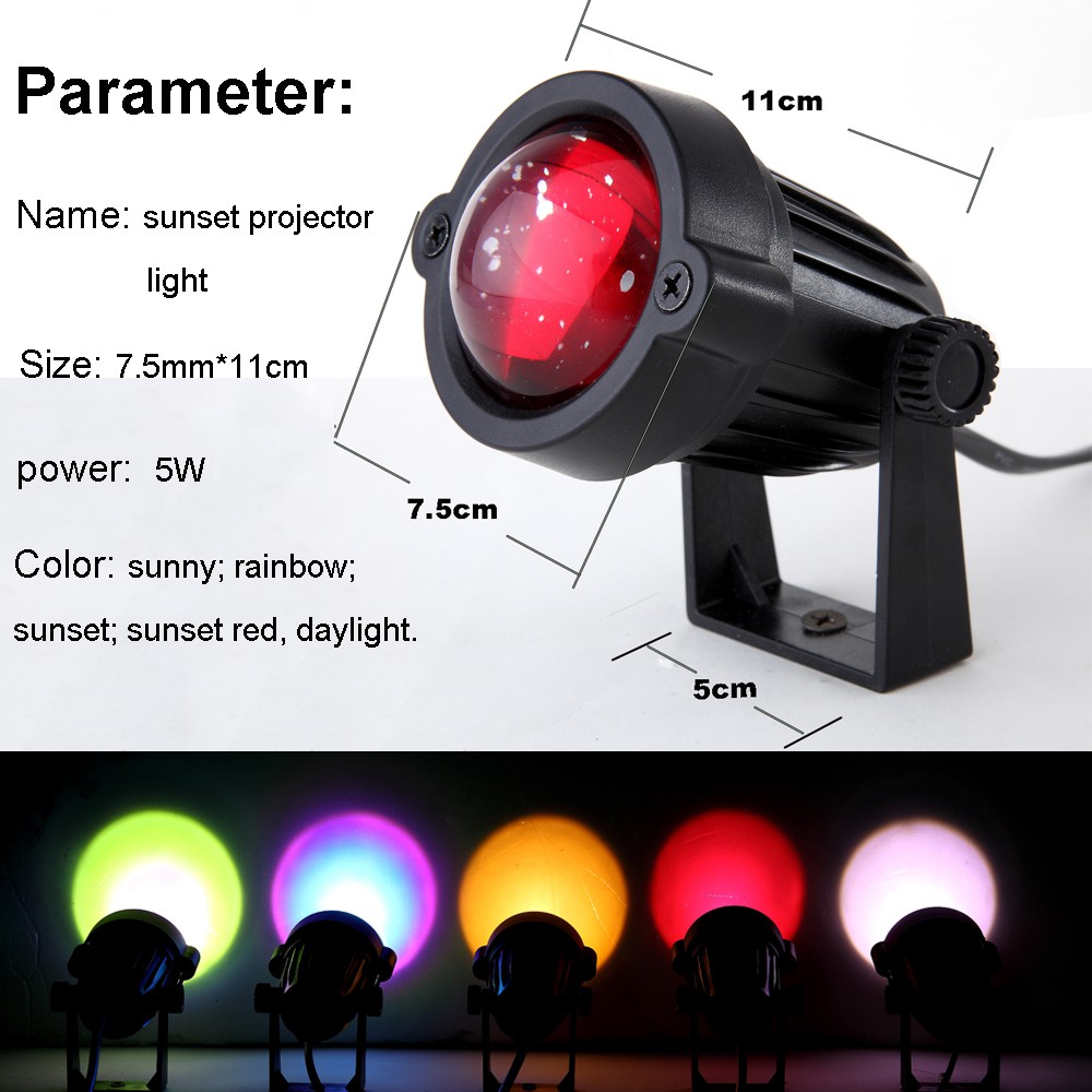 Đèn chiếu LED ánh hoàng hôn / bình mình dùng chụp ảnh nghê thuật