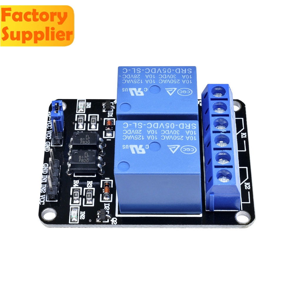 Mô Đun Rơ Le 2 Kênh 5v Chuyên Dụng Cho Pic Avr Dsp Arm Arduino | BigBuy360 - bigbuy360.vn