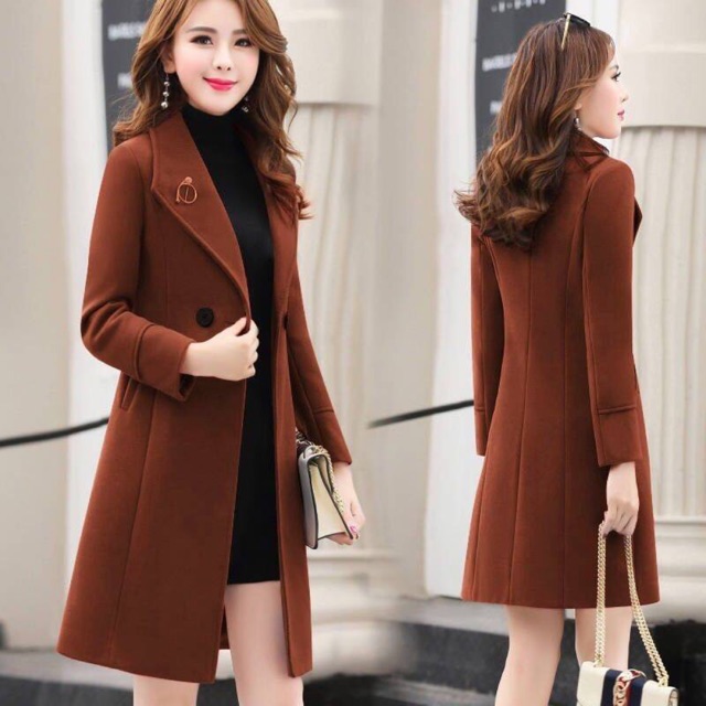 Áo dạ nữ fom chuẩn màu sắc trung hàng QCCC