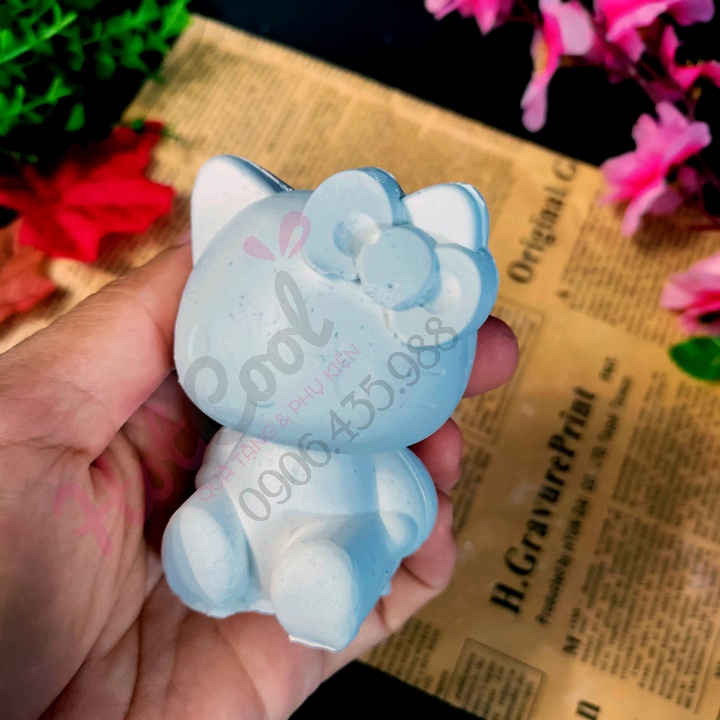 Tượng tô màu chọn mẫu MÈO KITTY ĐÁNG YÊU size M, tượng thạch cao, tô tượng, đồ chơi cho trẻ