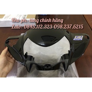 Nắp trước tay lái Vision đen bóng