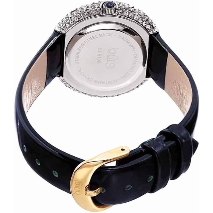 Đồng Hồ Nữ Burgi 199BU case 36mm tím than