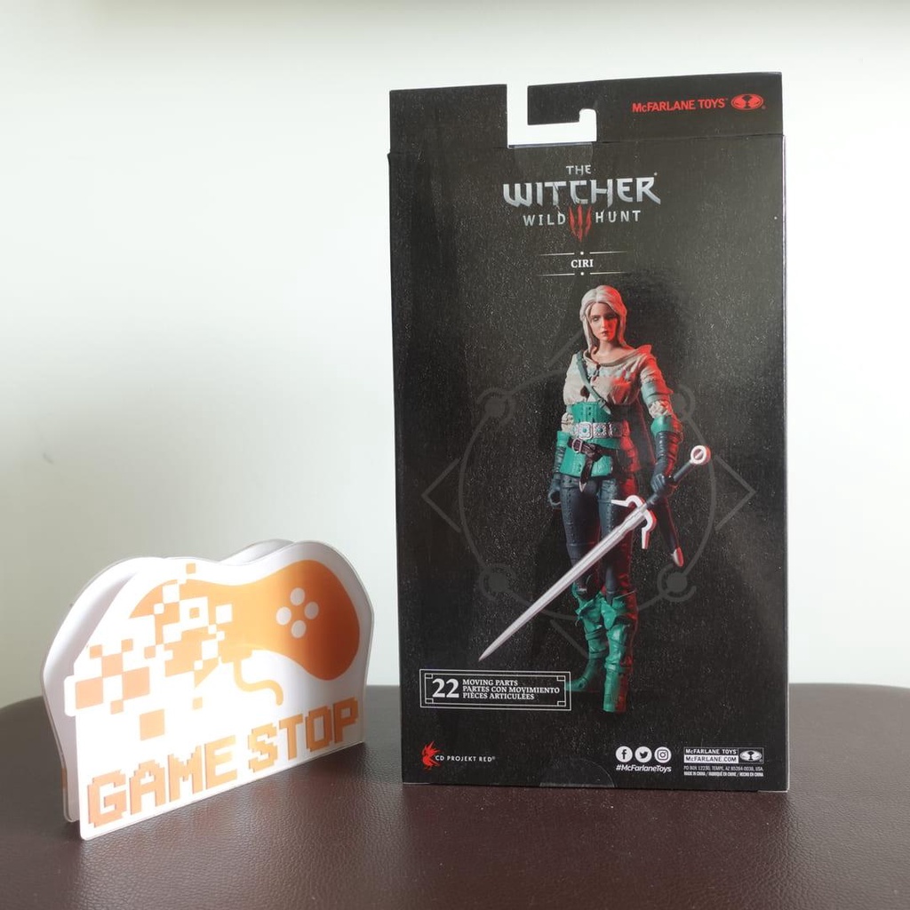 Mô hình The Witcher Ciri 18cm Elder Blood McFarlane Nhựa PVC, ABS Mô hình có khớp Chính hãng Mỹ TWMF05