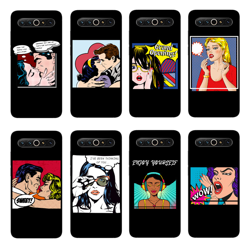 【Ready Stock】Meizu 17 Pro/Meilan 16 Plus/15 Plus/6T Silicone Soft TPU Case Cartoon Pop Art Back Cover Shockproof Casing