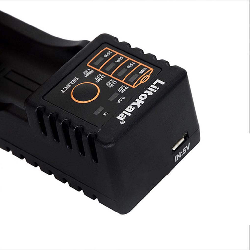 Cục Sạc Pin Hai Khe Cỡ Nhỏ Chuyên Nghiệp Thông Dụng