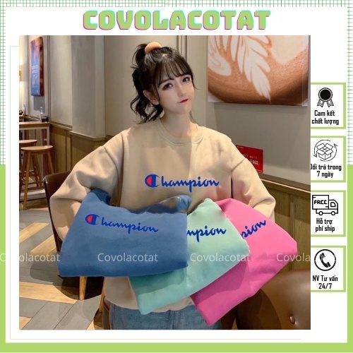 Áo nỉ cổ tròn Champion sweater T