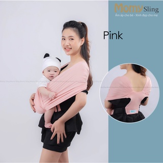 [0-24 THÁNG]Địu vải Momy sling màu Hồng