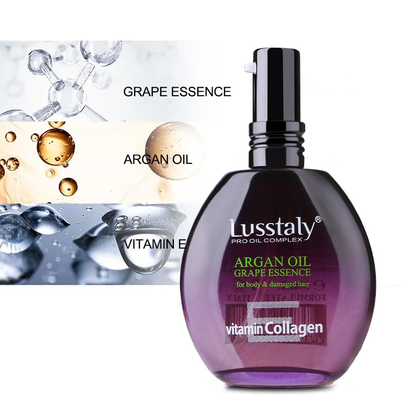 Tinh dầu dưỡng tóc bóng mượt Lusstaly Argan Oil 50ML
