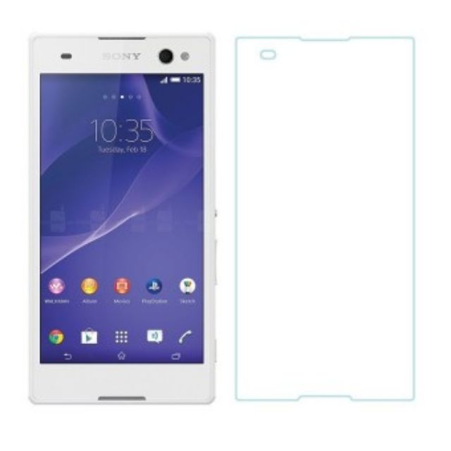 Sony Xperia C3 miếng dán kính cường lực kèm phụ kiện đầy đủ