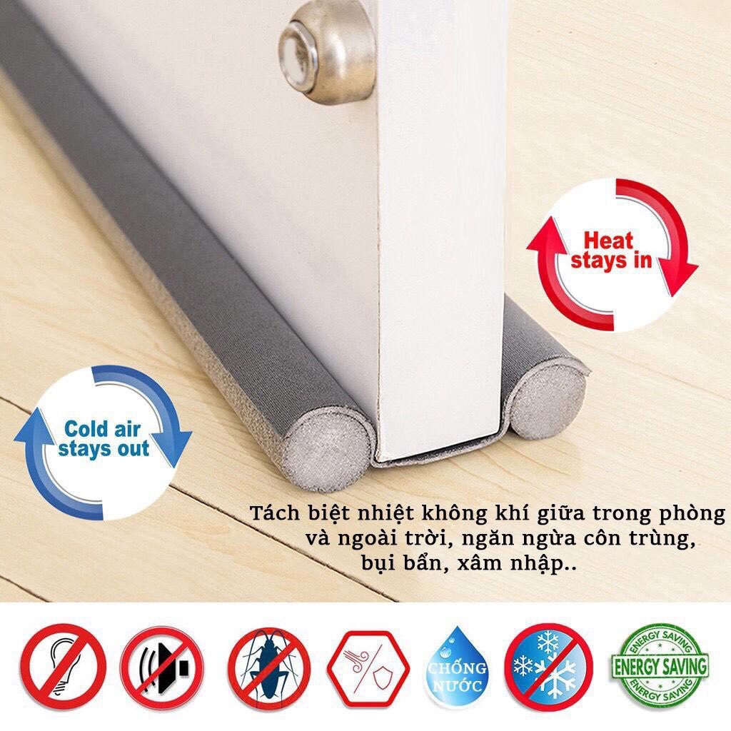 Xốp Chèn Cửa 95cm Chặn Đáy Khe Cửa, Cách Nhiệt, Cách Âm, Ngăn Côn Trùng, Thanh Chắn Khe Cửa