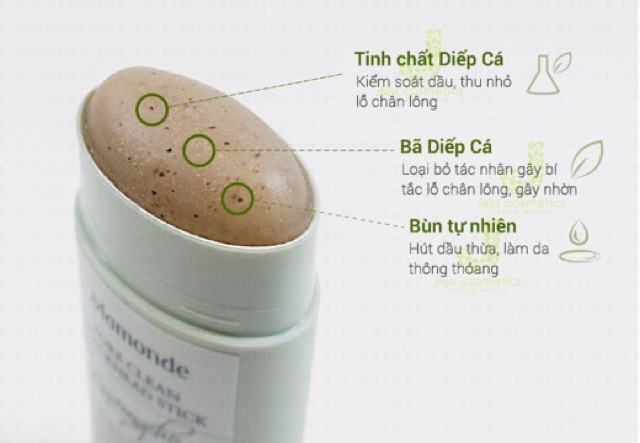 Sáp Lăn Mụn Đầu Đen Mamonde Pore Clean Blackhead Stick