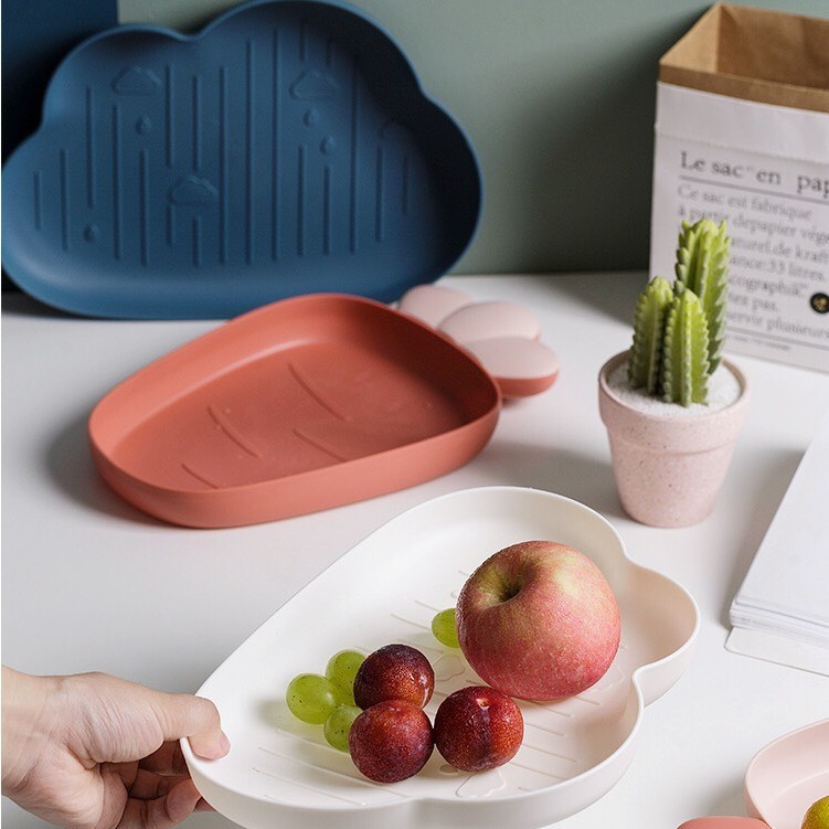 Khay Ăn Dặm Hình Đám Mây Tiện Dụng Ngộ Nghĩnh